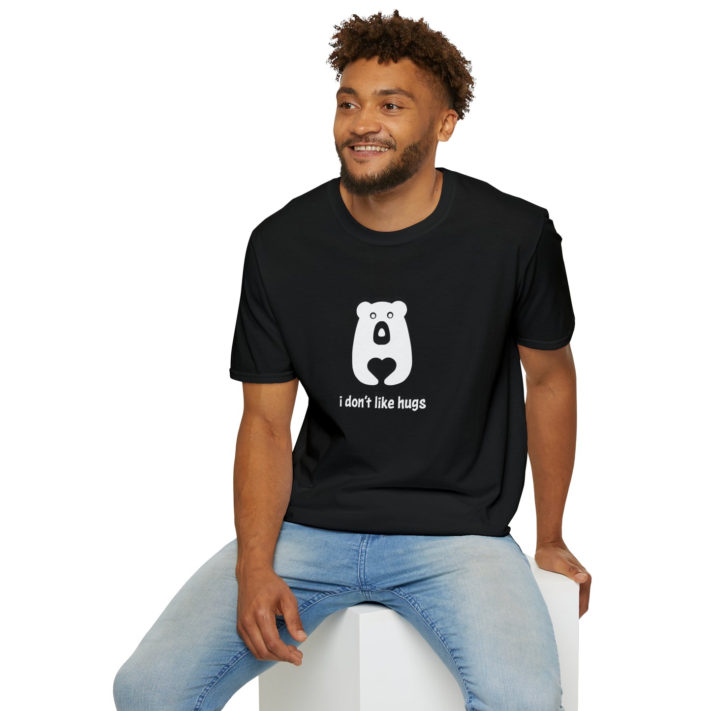 I Don't Like Hugs - Unisex Softstyle T-Shirt